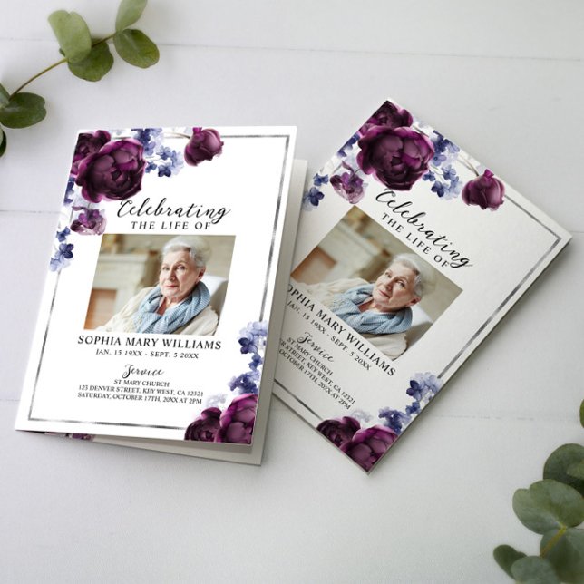 Ordem Funeral de Serviço | Programa Floral Memoria (Criador carregado)