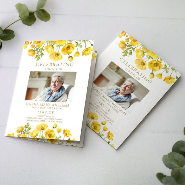 Ordem Funeral de Serviço | Programa Floral Memoria (Criador carregado)