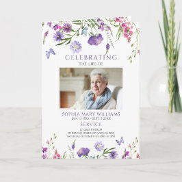 Ordem Funeral de Serviço | Programa Floral Memoria