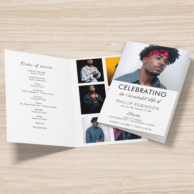 Ordem Funeral De Serviço | Programa Memorial (Criador carregado)