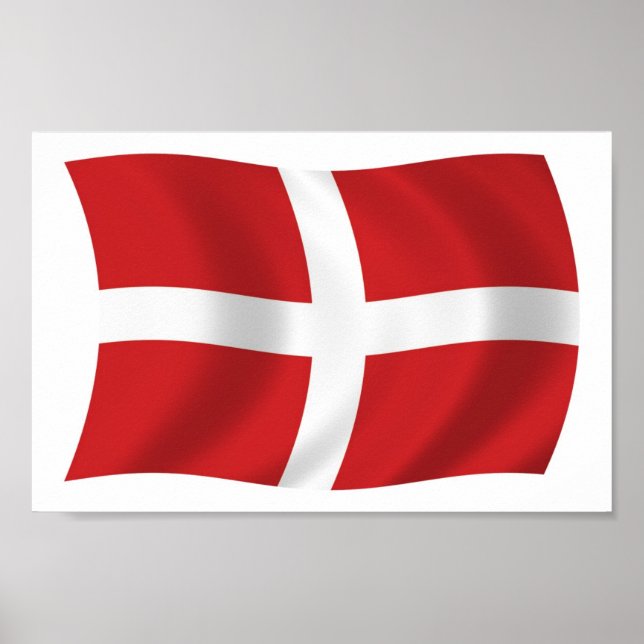 Ordem Militar Soberana da Prina Poster de Bandeira (Frente)