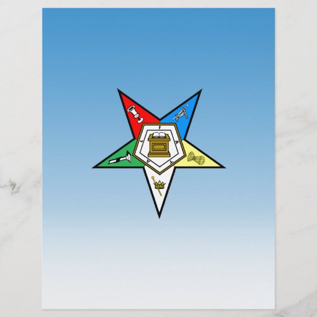 Ordem OES do Azul Estrela Oriental (Frente)