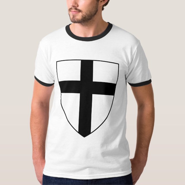 Ordem Teutonic - t-shirt básico da campainha dos (Frente)