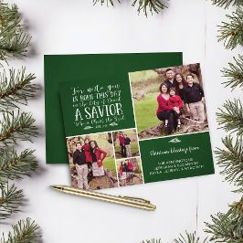 Ordenado de Natal Cristão Luke 2 Foto