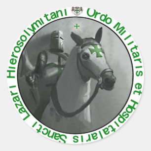 Ordo St. Lazari autocolante com cruz