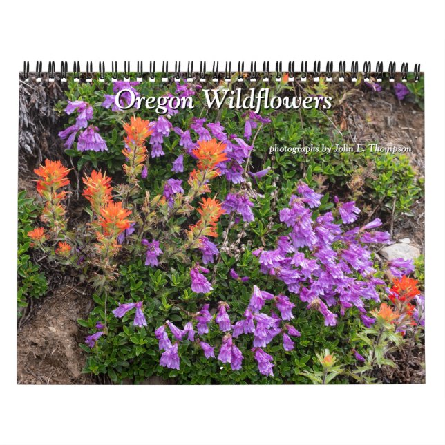 Oregon Calendário de Flores Selvagens (Capa)