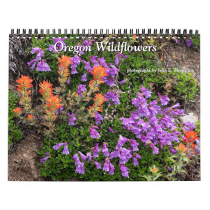 Oregon Calendário de Flores Selvagens