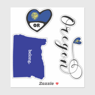 Oregon State, Folha de adesivos com Corta Die