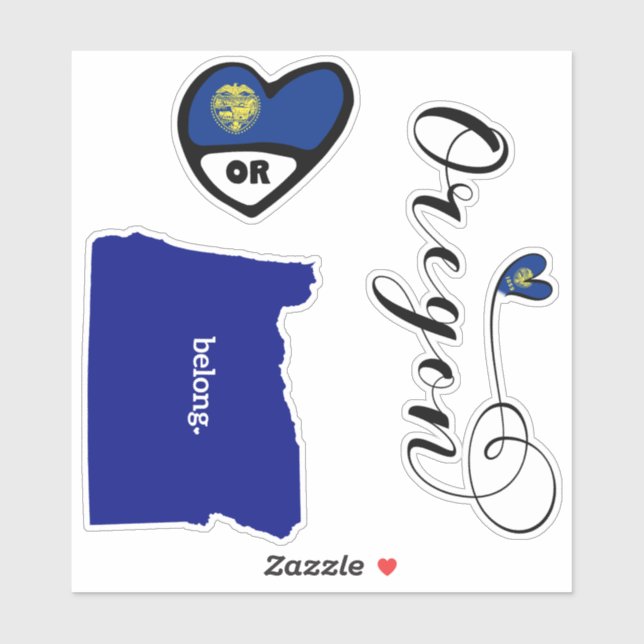 Oregon State, Folha de adesivos com Corta Die (Folha)