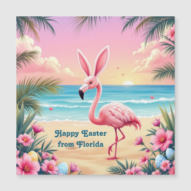 Orelhas de Coelho Flamingo Holi (Frente)