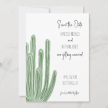 Organ Pipe Cactus Salve O Convite De Data