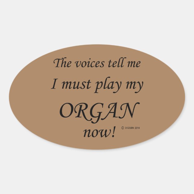 Orgán Voices diz que deve jogar adesivo Oval (Frente)