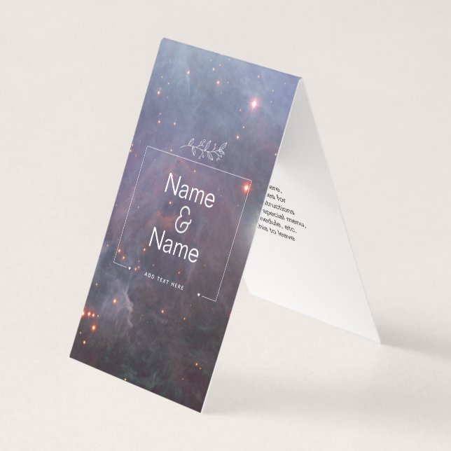 Orgânico, você vai me casado orion nebula EDITABLE (Frente)