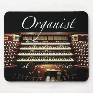Organista em seu serviço Mousepad