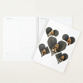 Organizador de disquete de hound basset