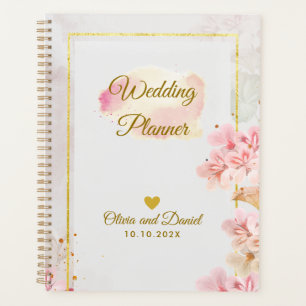 Organizador de Flores Rosa Bege Elegante Casamento