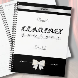 Organizador de Horário de Aluno de Clarinete Chic