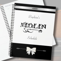 Organizador de Horário de Aluno de Violino Chic