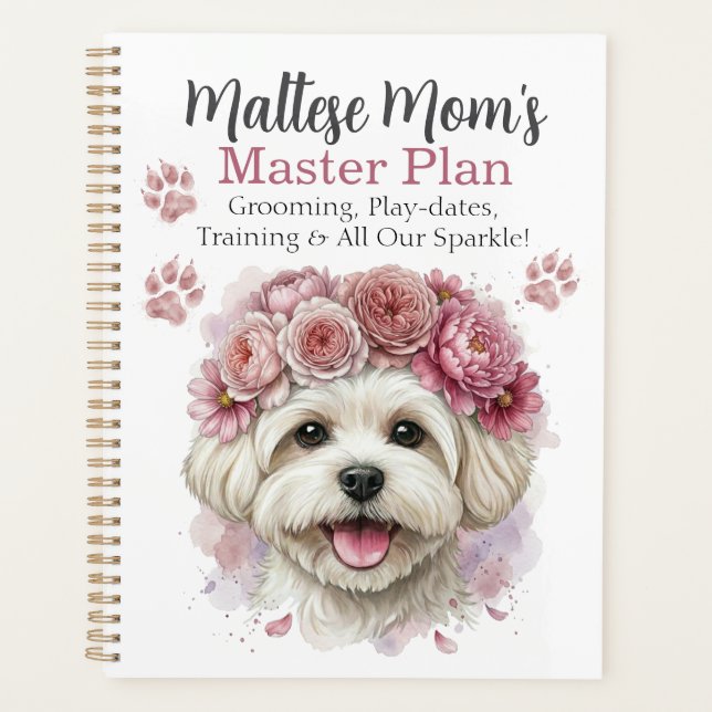 Organizador de Vida e Higiene para Mãe de Cachorro (Frente)