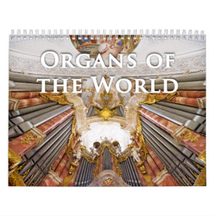 Órgãos do calendário do órgão de tubulação