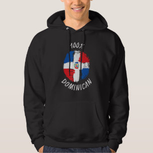 Orgulho 100 Bandeira de Camisa Dominicana Repúblic