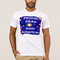 Orgulho 2 B Irlandês-Americano - Camisa
