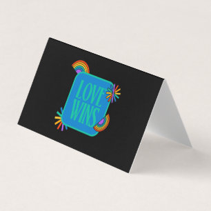 Orgulho, amor ganha. Gay arco-íris lgbtq