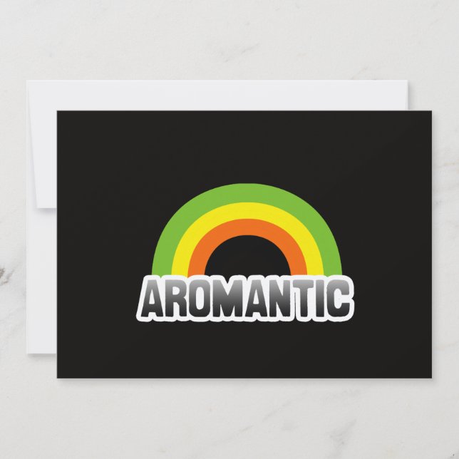 Orgulho Aromântico (Frente)