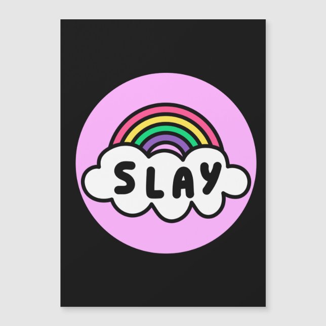 Orgulho - cor do arco-íris com nuvens. (Frente)