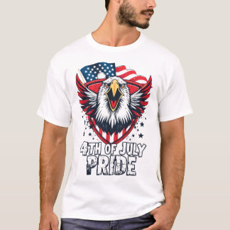 Orgulho de 4 de Julho | Camiseta do Dia da Indepen