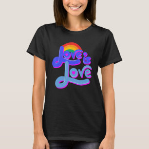 Orgulho De Amor Camisetas Gráficas Arco-Íris Lgbtq