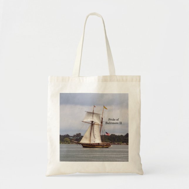 Orgulho de Baltimore II na bolsa de tote (Frente)