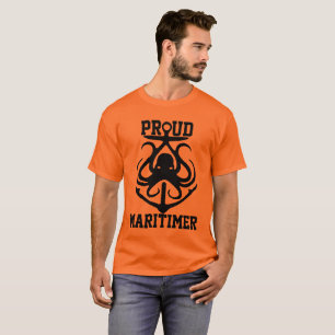 Orgulho de camiseta Maritimer polvo Rodopagem de f