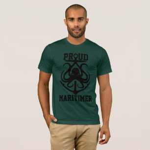 Orgulho de camiseta Maritimer polvo Rodopagem de f