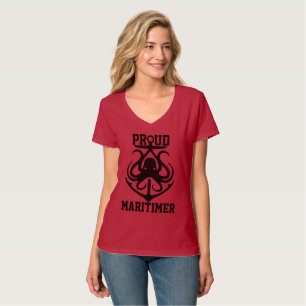 Orgulho de camiseta Maritimer polvo Rodopagem de f