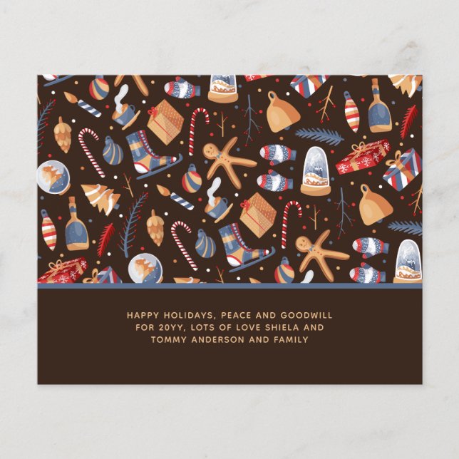 Orgulho de Natal do Orçamento Vida Escandinava Art (Frente)