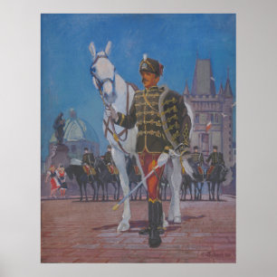 Orgulho de Praga - Impressão de Kulhanek 1960