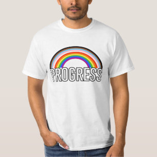 Orgulho de progresso Rainbow T-Shirt