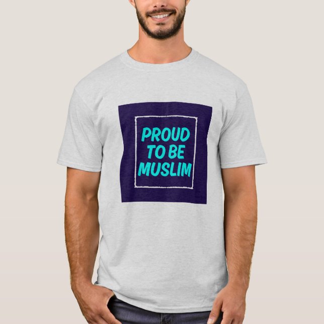 Orgulho de ser muçulmano - Camisa de Identidade Is (Frente)