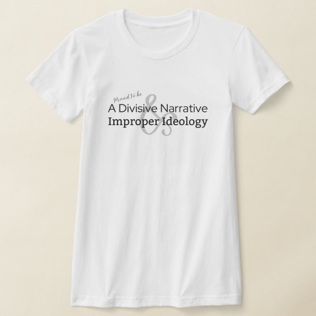 Orgulho de ser T-Shirt (Postura )