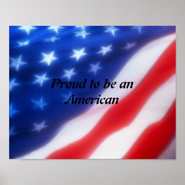 Orgulho de ser um Poster americano (Frente)