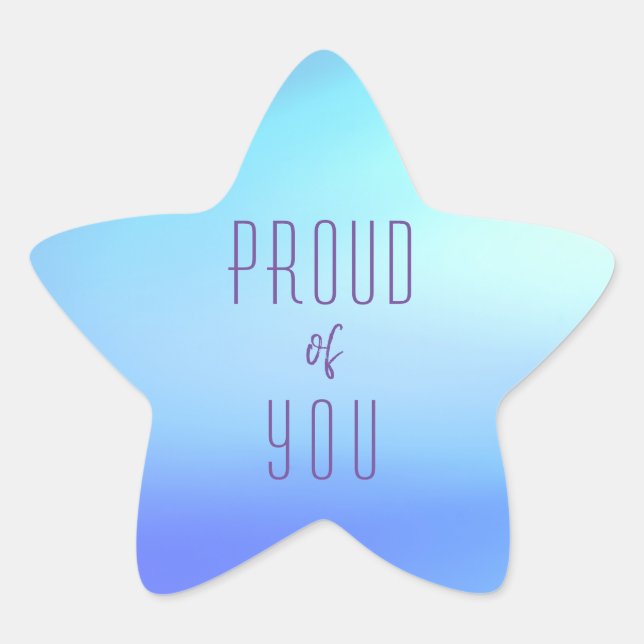 "Orgulho de ti" Autocolante (Frente)