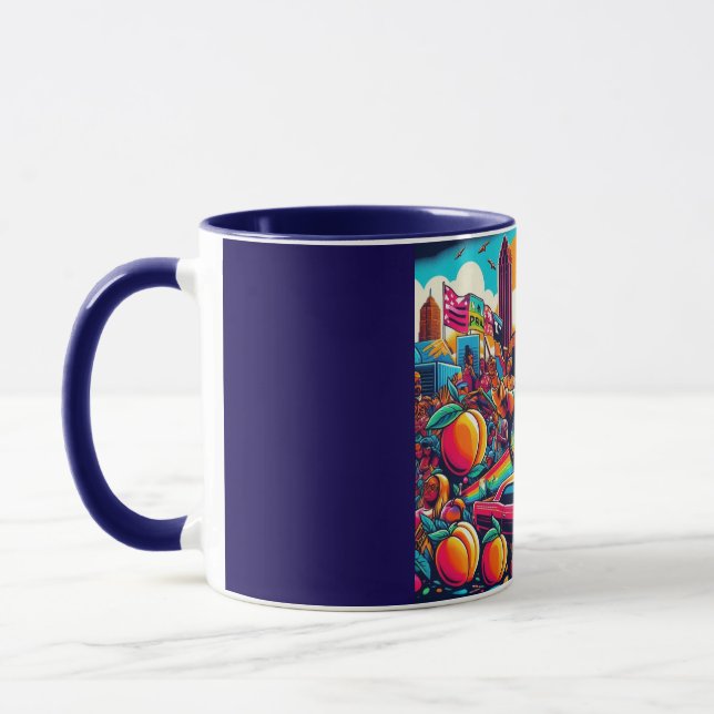 Orgulho do Estado da Pêssego: Caneca Ícone de Atla (Esquerda)