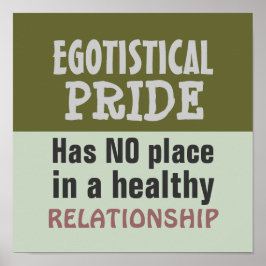 ORGULHO EGOTISTICO ~ Poster / Impressão