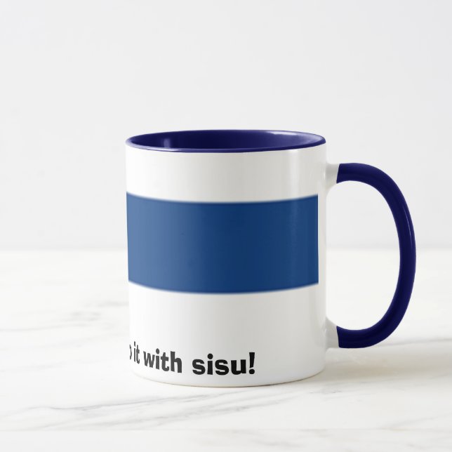 Orgulho finlandês! II caneca (Direita)
