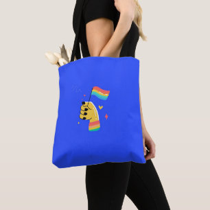 Orgulho gay Funky - Arco-íris LGBTQ+ Flag Tote Ba