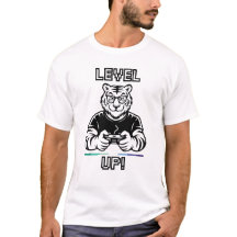 Orgulho Gay Masculino Camisa Gaymer Tigre Subir de