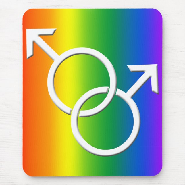Orgulho gay Mousepads de Mousepad do orgulho gay & (Frente)