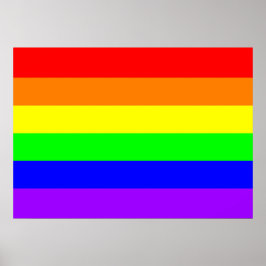 Orgulho gay Poster (cores puras)