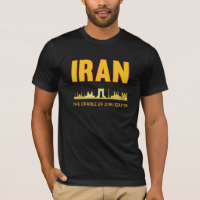 Orgulho Iraniano Camiseta pela Paz sem Guerra